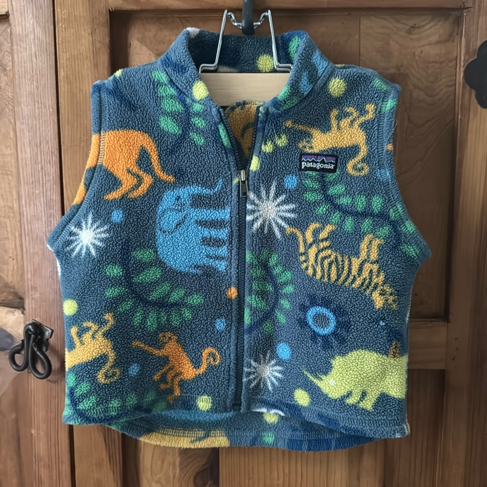 Patagonia fleece vest, 24 mths